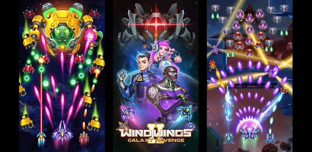 WindWings 2: Galaxy Revenge screenshot 1