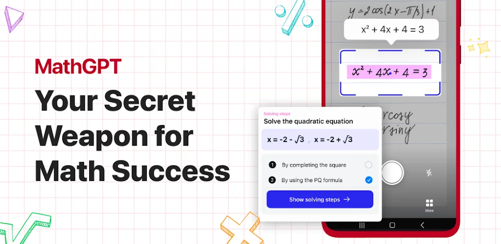 MathGPT Math Solver & Homework screenshot 1