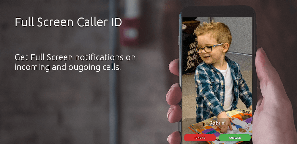 Full Screen Caller ID screenshot 1