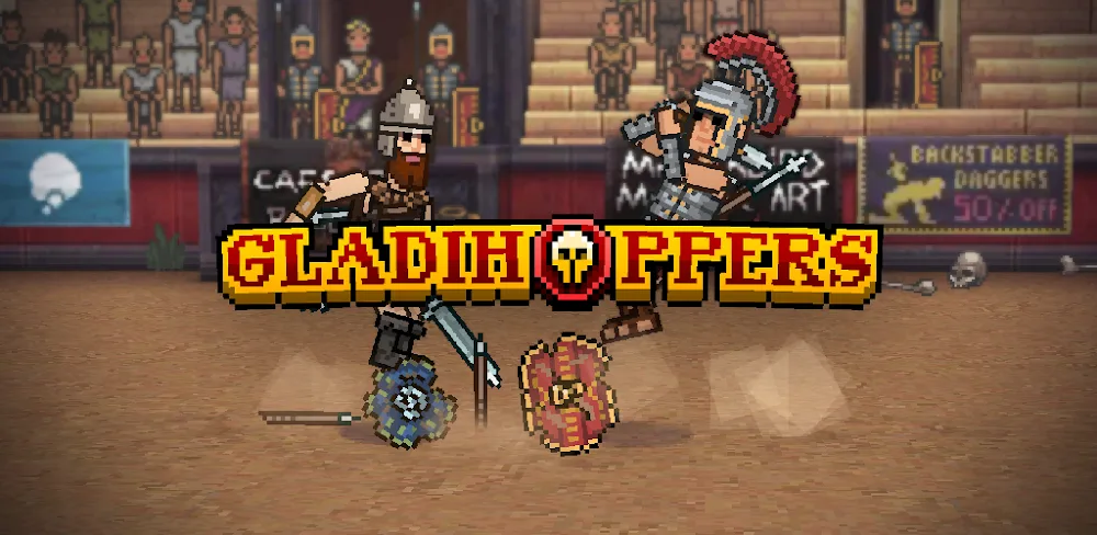 Gladihoppers – Gladiator Fight screenshot 1