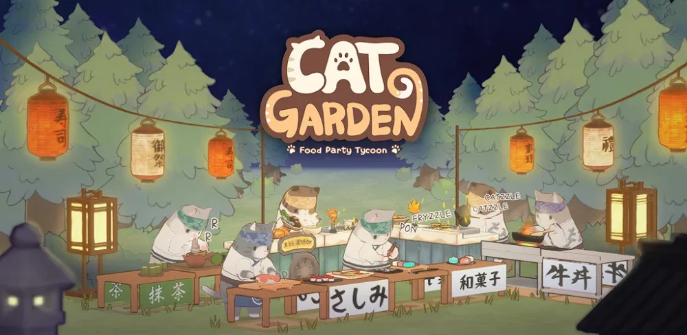 Cat Garden – Food Party Tycoon screenshot 1