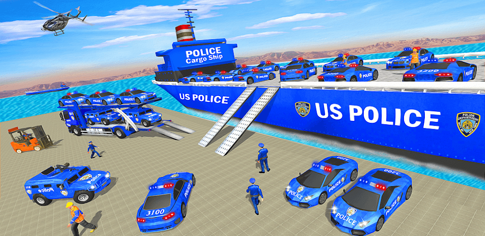 Grand Police Transport Truck screenshot 1