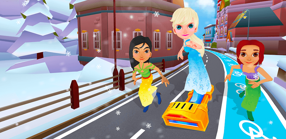 Subway Icy Princess Rush screenshot 1