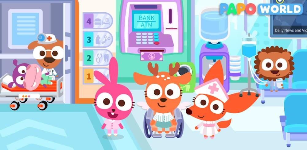 Papo Town: Hospital screenshot 1
