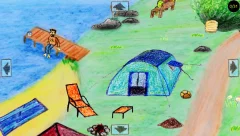Camping – Wimmelbild für kleine Kinder screenshot 1