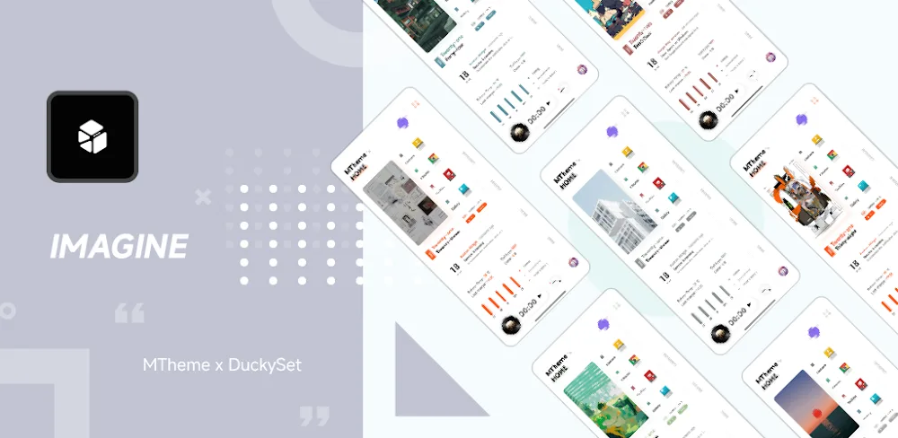 iMagine UI for KLWP screenshot 1