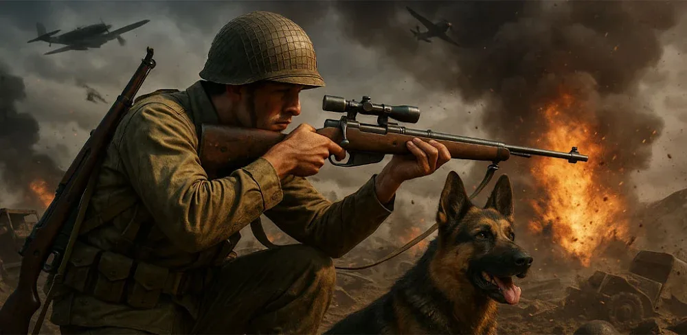 Call Of Courage : WW2 Shooting screenshot 1