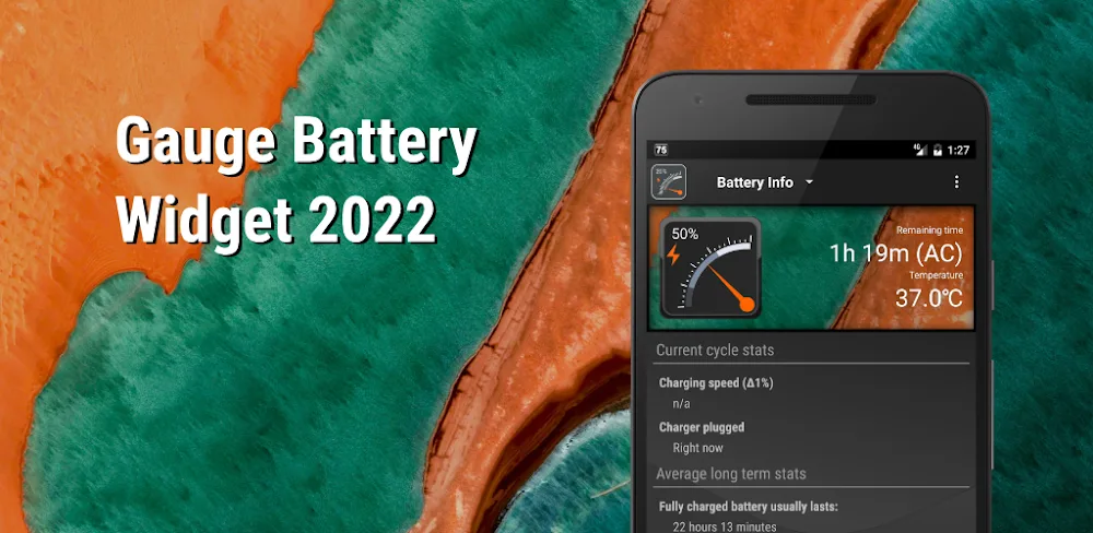Gauge Battery Widget screenshot 1