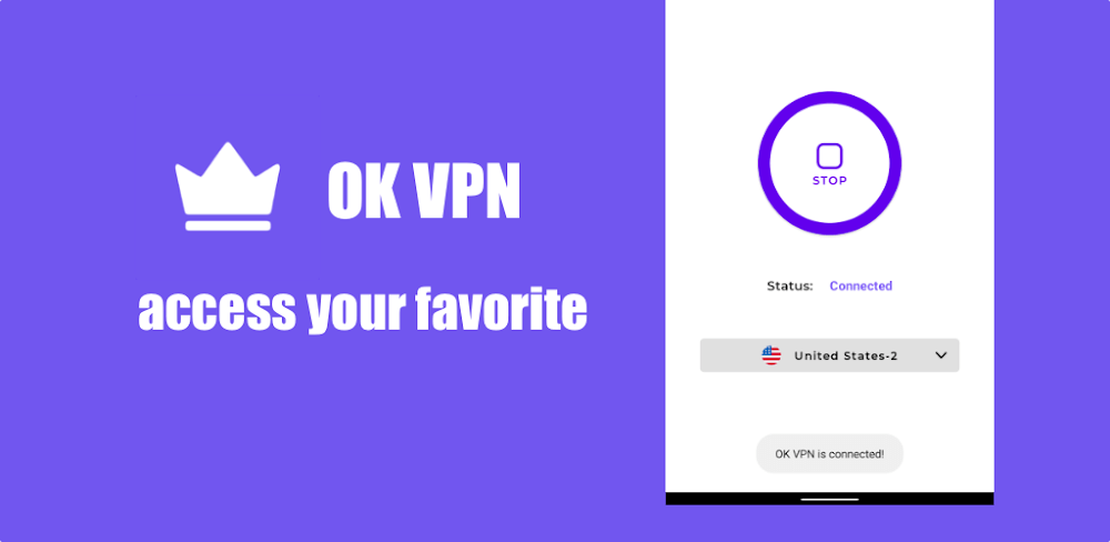 OK VPN screenshot 1