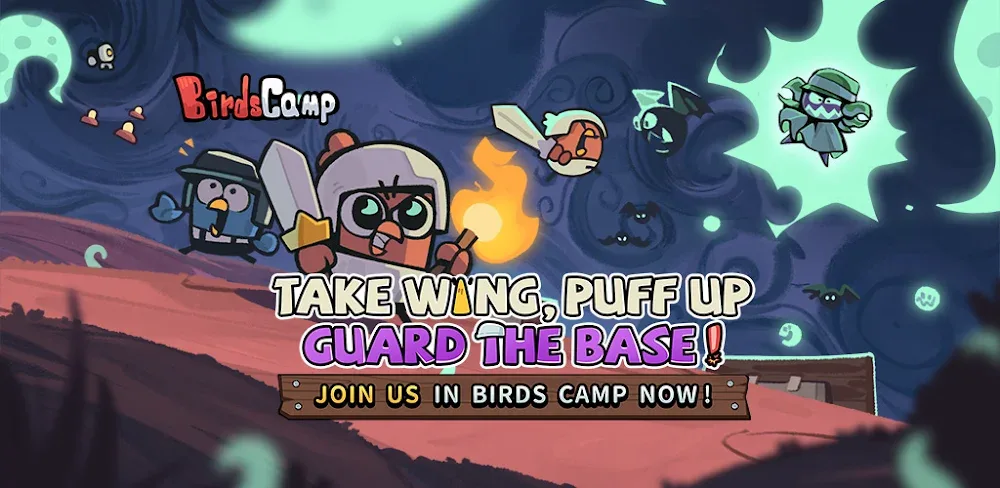 Birds Camp——Casual TD Game screenshot 1