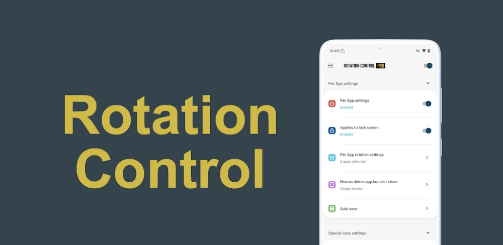 Rotation Control Pro MOD screenshot 1
