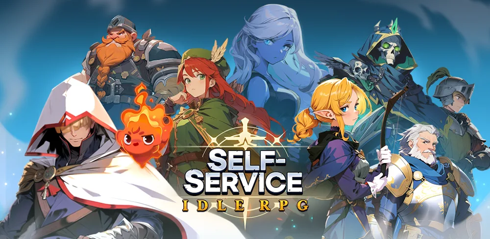 Self-Service Knight : idle RPG screenshot 1