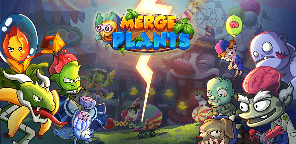 Merge Plants – Monster Defense screenshot 1
