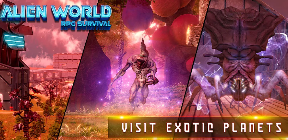 Alien World RPG Survival screenshot 1