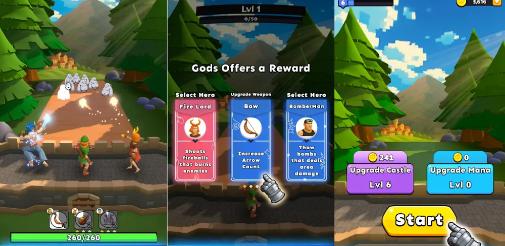 Magic & Weapons TD screenshot 1
