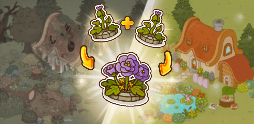 Merge Cartoon : Renovate Town screenshot 1