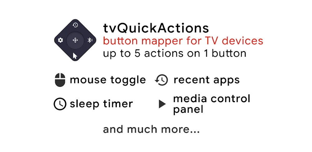 tvQuickActions Pro screenshot 1