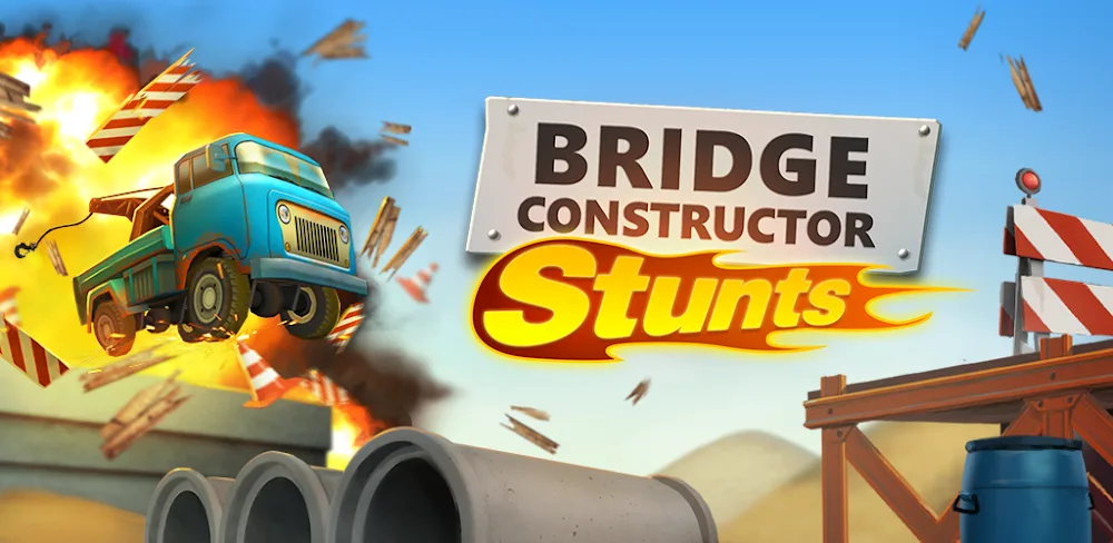 Bridge Constructor Stunts screenshot 1