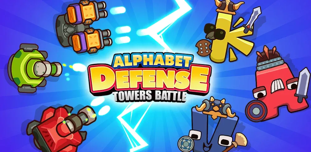 Alphabet Defense Towers Battle screenshot 1