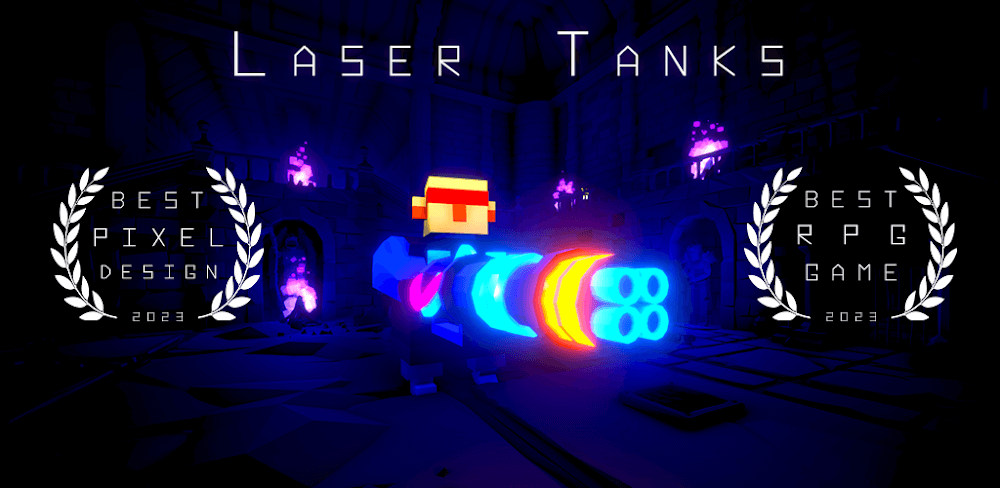 Laser Tanks: Pixel RPG screenshot 1