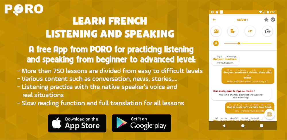 Learn French – Listening and Speaking screenshot 1