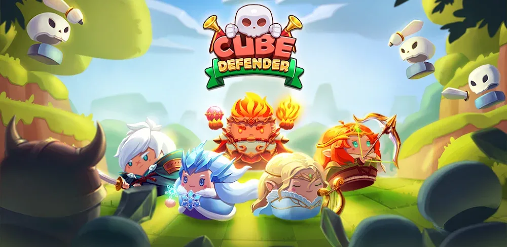 Cube Defender: Casual TD screenshot 1