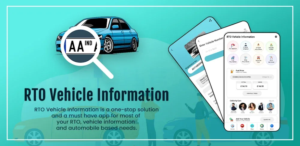 RTO Vehicle Information (VahanX) screenshot 1