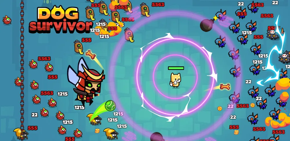 Dog Survivor: Battle Bee.io screenshot 1