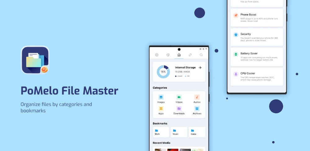 PoMelo File Explorer & Cleaner screenshot 1