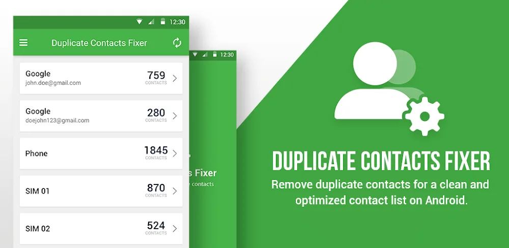 Duplicate Contacts Fixer screenshot 1