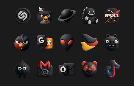 Funko Dark – Icon Pack screenshot 1