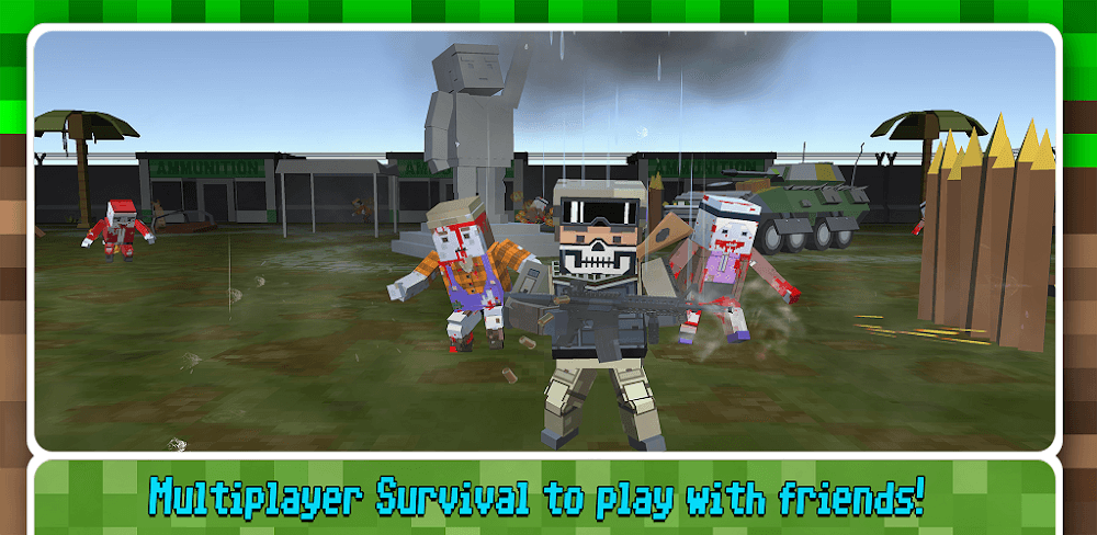 Combat Pixel Zombie Survival screenshot 1