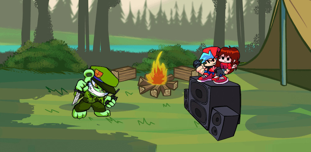 FNF Flippy Flippin Out V1 Mod screenshot 1