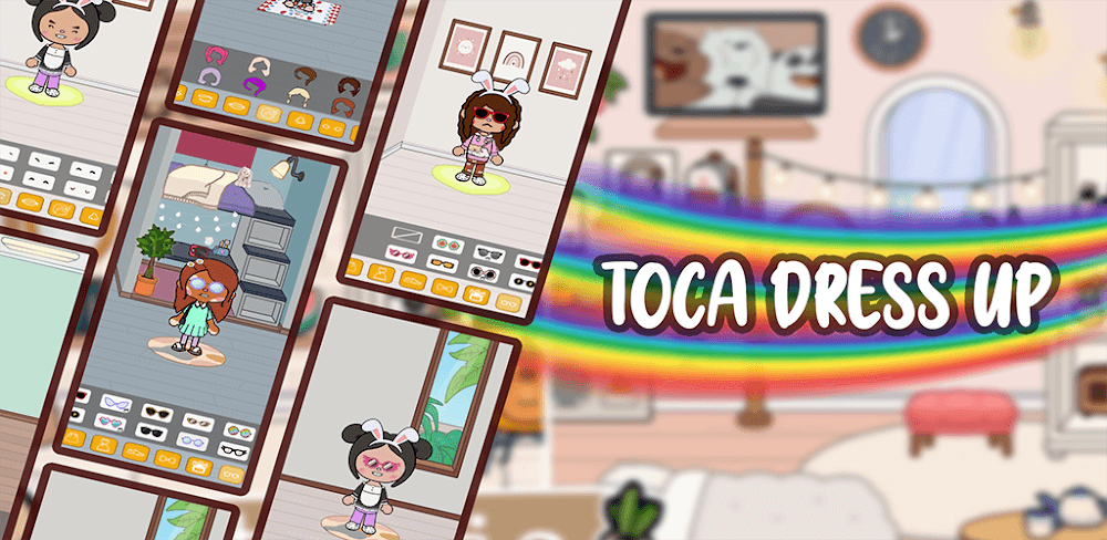 Toca dress up game screenshot 1