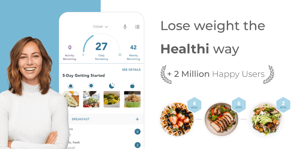 Healthi: Personal Weight Loss screenshot 1