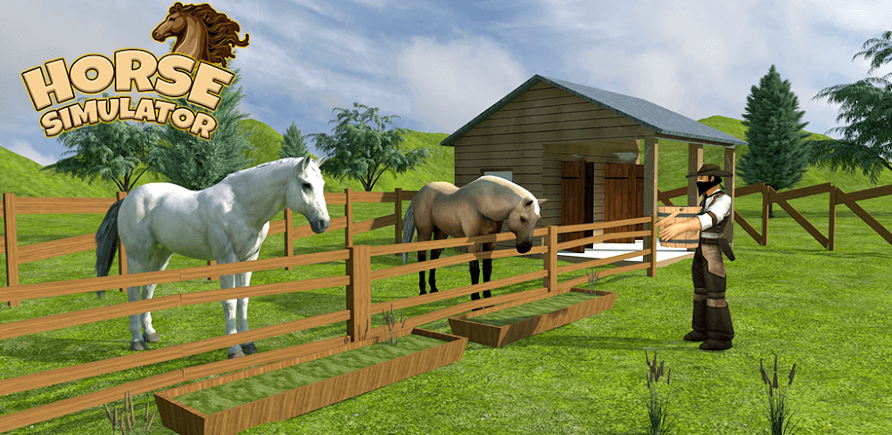 Wild Horse Riding Sim: Racing screenshot 1