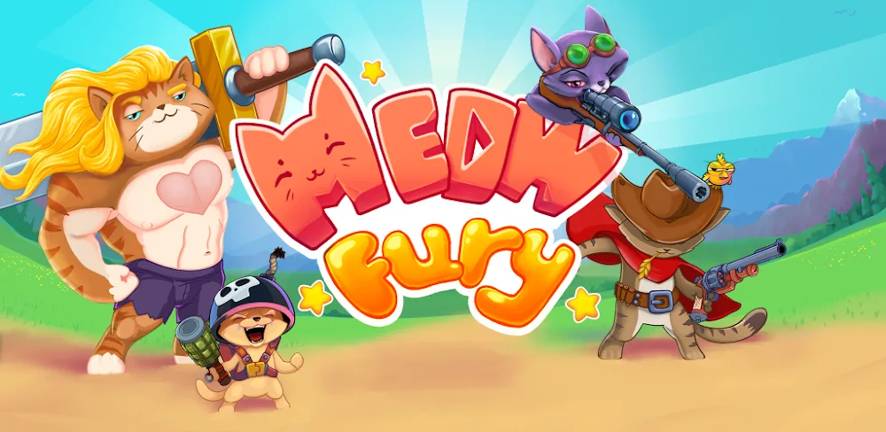 Meow Fury: Idle Cat Legends screenshot 1