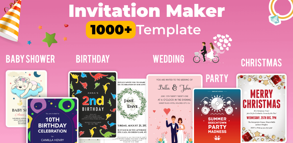 Invitation Maker screenshot 1