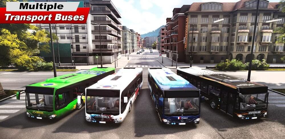 Euro Coach Bus Simulator Games screenshot 1