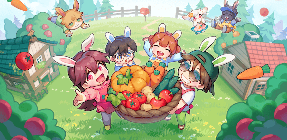 Rabbit Family’s Carrot Farm screenshot 1