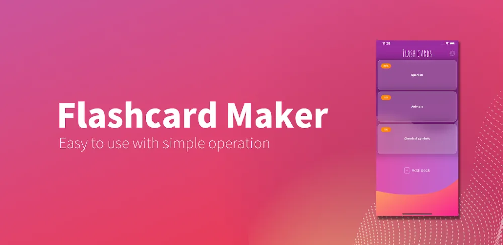 Flashcard maker screenshot 1