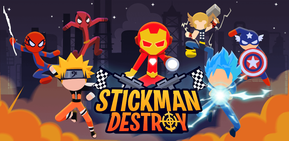 Stickman Destroy – Super Warri screenshot 1