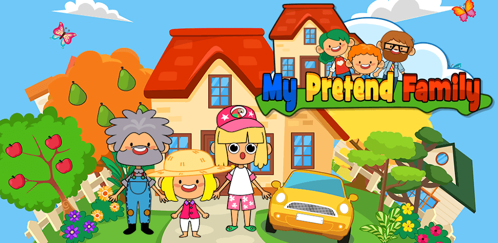 My Pretend Home & Family Town screenshot 1