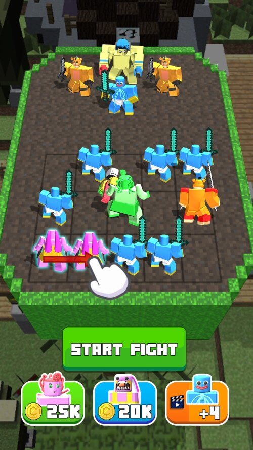 Craft Merge Battle Fight screenshot 2