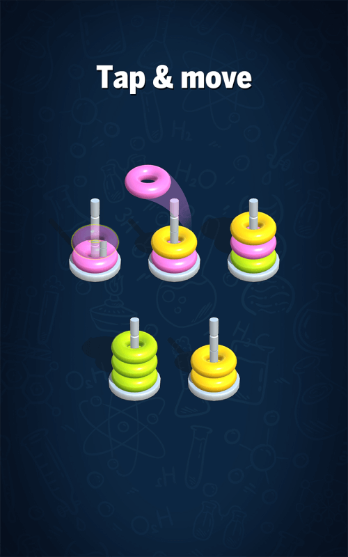 Hoop Sort Puzzle: Color Ring screenshot 2