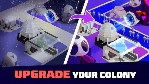 Space Colony: Idle Click Miner screenshot 2