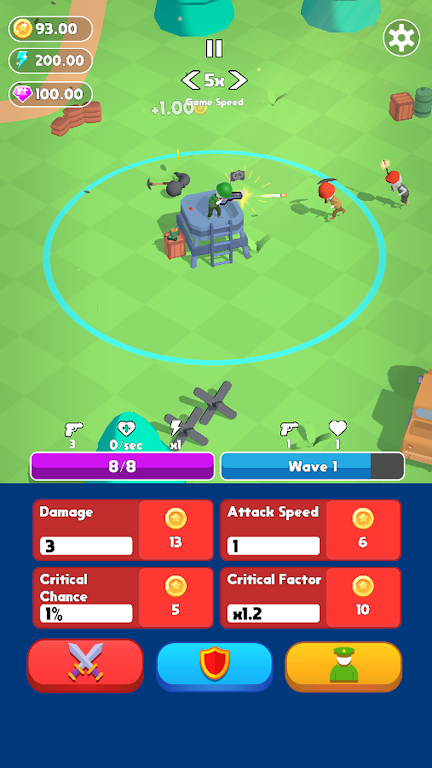 Tower Hero Idle: Army Rush 3D screenshot 2