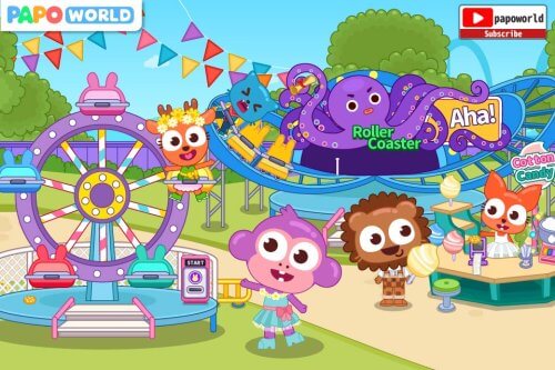 Papo Town: Amusement Park screenshot 2