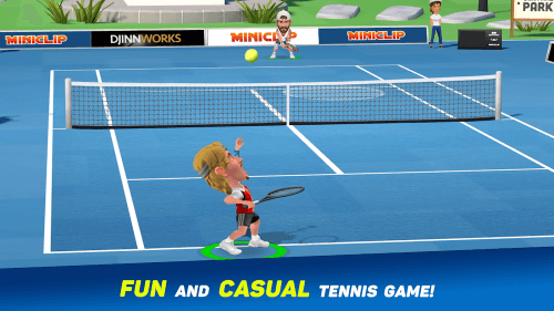 Mini Tennis: Perfect Smash screenshot 2