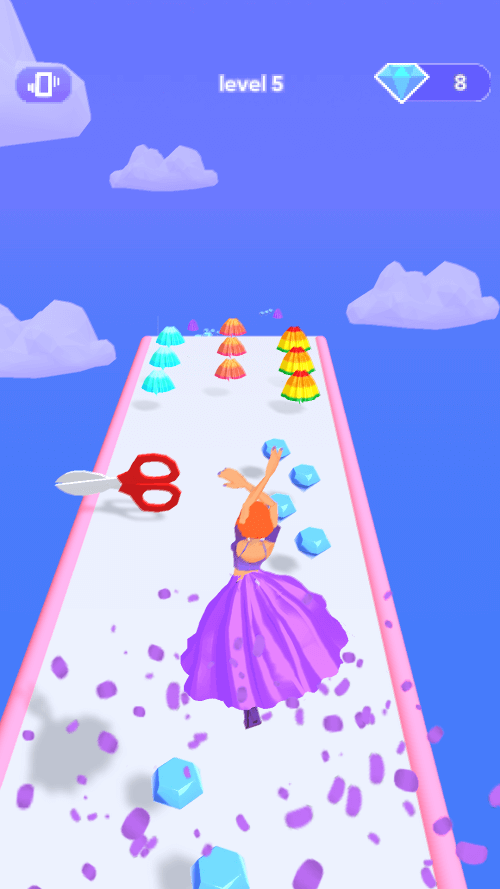 Hover Skirt: stack & dress up screenshot 2